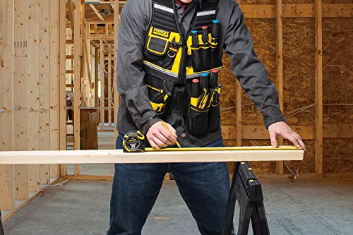 Stanley Fatmax FMST1-71181 Pro Tool Vest, Yellow/Black