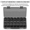 Three times a day portable pill box, seven days 21 compartments detachable dustproof pill box for pills/capsules/vitamins/fish oil, etc