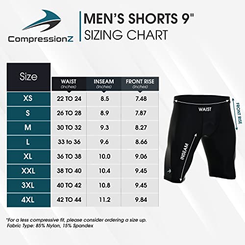 Runhit Compression Shorts Men Underwear Spandex Running Shorts Workout  Athletic