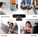 Uniarch 2K Webcam with Noise-Cancelling Microphone, Privacy Cover, Auto Light Correction, Quad HD USB Computer Webcam for Streaming, Conferencing, Gaming, Compatible with PC, Mac, Desktop(Unear V20)