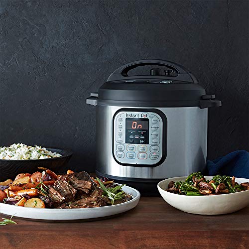 Instant Pot Duo Electric Multi-Use Pressure Cooker, Stainless Steel, 5.7L, Silver