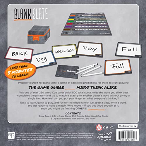 USAopoly Blank Slate Board Game