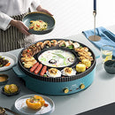 All New Electric Barbecue Hotpot Oven Grill Smokeless Hot Pot Machine BBQ (AU Plug) Green/White (Green)