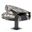 NESHULT Camo High Back Folding Boat Seat,Fishing Boat Seats,Stainless Steel Screws Included, Camo/Black(2 Seats)