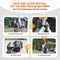 KingCamp Hammock Camping Chair Swinging Rocking Chair for Adults Lawn Beach Camp Outside Portable Folding Chair Hold Up to 300lbs with Adjustable Back Support Carrying Bag Cup Holder (Grey/Black)