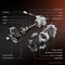 Hydraulic Servo Pump for Escort VI AAL ABL GAL ALL AVL AFL Escort VII ANL GAL Escort Klasseic AAL ABL Fiesta IV JA JB Fiesta Box J3 J5 JV F3L F5L 1.8L Diesel 1995-2003 F6RC3A6744 EA