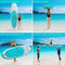 Inflatable SUP Stand Up Paddle Board, Inflatable SUP Board, iSUP Package with All Accessories (All Round Primary-Turquoise Green-10' x 32'' x 6'')