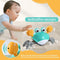 Crawling Crab Baby Toy,Walking Crab Baby Toy, Automatic Obstacle Avoidance Crab Toy,Baby Interactive Crab Walking Toy,Infant Electronic Light Up Crab Crawling Toys with Music and USB Charging.