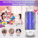 Bug Zapper with Light Sensor,Electric Mosquito Zapper Killer Indoor,1400V High Powered UV Light Fly Trap 360 Degree Mosquito Control Insect Zapper with Cleaning Brush.