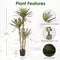 Briful 5 Feet Tall Artificial Plants Fake Yucca Palm Tree Plants Decorative Artificial Plants Dragon Tree House Plant for Living Room Home Office Decor Indoor Outdoor