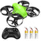 Potensic Upgraded A20 Mini Drone Easy to Fly Even to Kids and Beginners, RC Helicopter Quadcopter with Auto Hovering, Headless Mode, Extra Batteries and Remote Control-Green