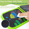 ZCOINS Erasable Doodle Book Set, Children's Educational DIY Portable Graffiti Blackboard Drawing Board, Gifts for 3-8 Years Old Boys Girls (14 Pages+ 12 Pens+ 6 Copy Templates, Dinosaur Style)