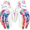 wosofe Golf Glove Women Pair Cool Leather Both Hand Summer Floral Colorful Breathable XL Sport Gloves