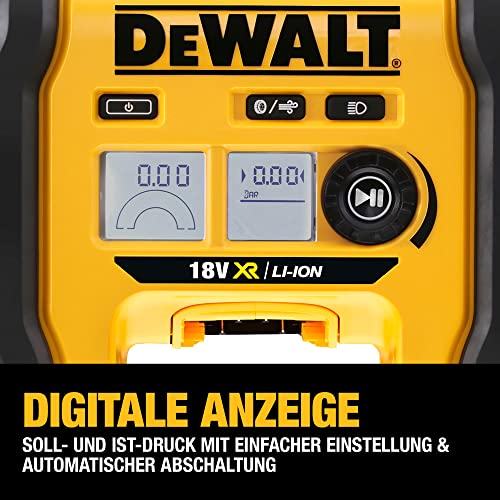 Dewalt DCC018N-XJ 18V XR Inflator, Black/Yellow - (AU PRODUCT)