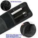 Cosmos Billiard Pool Cue Stick Carrying Case Bag Snooker Cue Stick Storage Pouch Holder for 1/2 Billiard Cue Stick (Holds 1 Butt / 1 Shaft) (Black Color)