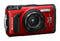 OM System Tough TG-7 Red Underwater Camera, Waterproof, Freeze Proof, High Resolution Bright, 4K Video 44x Macro Shooting