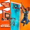 NERF Basketball Hoop Set - Pro Hoop Mini Hoop Set with Mini NERF Basketball - Steel Rim Great for Dunking - Over The Door Basketball Hoops