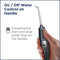 Waterpik Ultra Professional Water Flosser WP-660 - 10 Pressure Settings - 90 Seconds Water Capacity - Removes Plaque - 7x Flosser Tips - Oral Hygiene - Ideal for Implants - Black