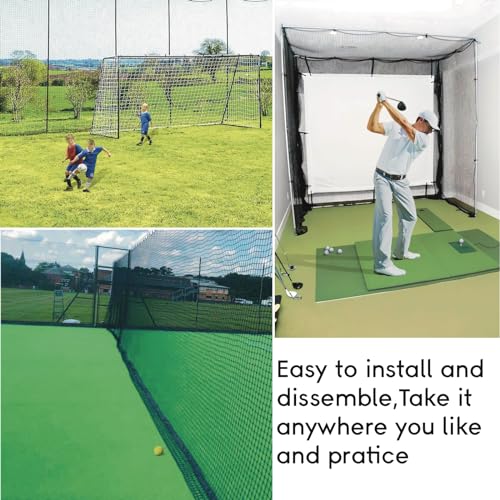 Golf Netting Material 10'x10' - Golf Hitting Net for Backyard