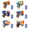 NERF - MicroShots Bundle - inc Stryfe, Strongarm, Firestrike, Roughcut Microshots and 2 Chase Microshots and 12 Elite Darts - Amazon Exclusive - Kids Toys and outdoor games - Ages 8plus