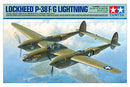 Tamiya 1:48 Scale P-38 F/G Lightning Aircraft Model Kit