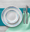 Corelle Ocean Blues Dinnerware Set, 18 piece, 6 x 26cm Dinner Plate, 6 x 17cm Bread & Butter Plate, 4 x 532mL Soup/Cereal Bowl