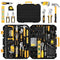 298PCS Home Tool Set, DIY Hands Tools Kit Includes Ratchet Handle and Extension Bars with Plastic Toolbox Storage Case for Home Repair&Maintenance