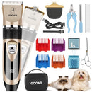 Dog Clippers , Cordless Dog Grooming Clippers for Thick Coats , Professional Dog Grooming Kit , Dog Hair Trimmer , Low Noise Dog Shaver Clippers , Quiet Pet Hair Clippers Tools for Dogs Cats