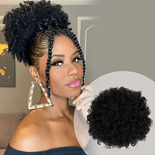 Instant Glitz Synthetic Drawstring Ponytail Retro Puff (SMALL, 1)