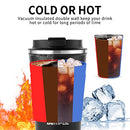 GEMFUL Travel Coffee Mug Double Walled Insulated Tumbler Cups for Cold and Hot Drinks 380ml