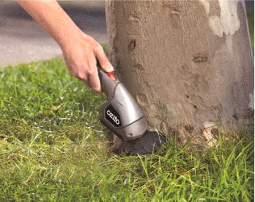 Ozito HTL-072 7.2V Lithium-Ion Cordless Small Hedge Trimmer with 100mm Grass Blade/150mm Hedge Trimmer Blade 8mm Cutting Width
