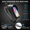 ROCKBROS Bike Phone Bag Bicycle Front Frame Bag Waterproof Top Tube Handlebar Bag Bike Phone Mount Bag EVA Cycling Accessories Pouch for iPhone 11 XS Max XR 8 7 Plus Below 6.8”