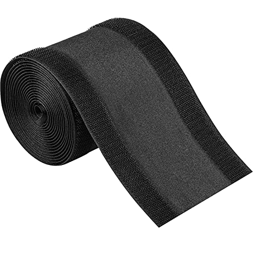 Cable Grip Strip Floor Cable Cover Protect Cords Cable Protector Cable Management 4 Inch Width x 10 Feet Length-Black Only for Commercial Office Carpet (10 Feet)