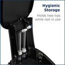 Waterpik Ultra Professional Water Flosser WP-660 - 10 Pressure Settings - 90 Seconds Water Capacity - Removes Plaque - 7x Flosser Tips - Oral Hygiene - Ideal for Implants - Black