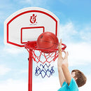 Adjustable Kids Basketball Hoop Stand System 2.7m Backboard Basketball Set Training Play