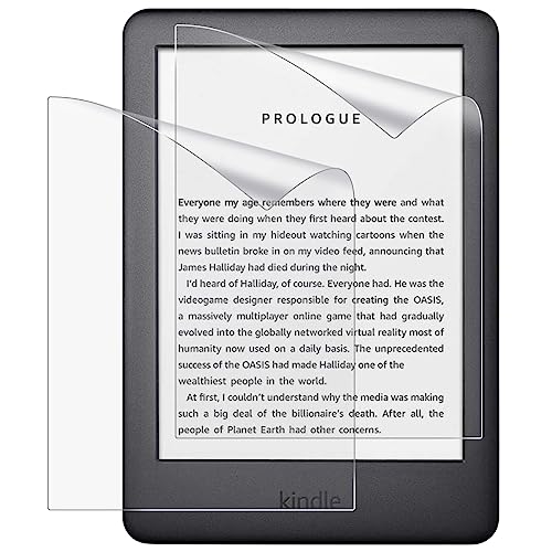 【2 Pack】T Tersely Screen Protector for All-New Kindle (10th Generation-2019, 6 inch), Premium Anti-Glare (Matte) PET Protective Film, Full-Coverage