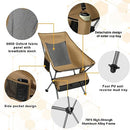 Loyala Outdoor Camping Chair Portable Lightweight Folding Camp Chairs with Headrest High Back for Outdoor Hiking Travel Picnic Fishing Backpacking
