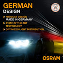 OSRAM LEDriving XTR, ≜H4 LED headlight lamps, cool white LED light, off-road only, 64193DWXTR, folding box (2 lamps)