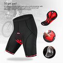 WOSAWE Men Cycling Sport Shorts Shockproof 5D Padded MTB Bicycle Shorts, M