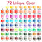 72 Colored Pencil Set Quality Soft Core Colored Leads for Adult Artists, Professionals and Kids Wax-Based Color Pencils Ideal for Coloring Drawing Sketching Shading Blending