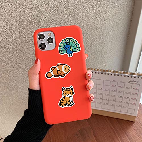 Wimarn 100Pcs Animal Stickers for Kids, Vinyl Cute Stickers, Laptop Stickers for Water Bottles Skateboard, Waterproof Stickers for Teens Girls&Boys, Gifts for Kids