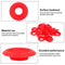 Joyzan Beer Bottle Gasket, Silicone Rubber Gaskets Washer For Swing Flip Bottles Top Washers Leak Proof Seal Red EZ Cap Home Brew Liquor Soda O Ring High Pressure Leakproof Replacements Sealing Use