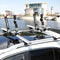 IKURAM Kayak/Surf/Ski Roof Carrier Rack of J-Style Folding Universal Field & Stream 3-in-1 Multifunction for Canoe, SUP, Kayaks, Surfboard and Ski Board Rooftop Mount on SUV, Car and Truck, Set of 2