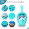 AouloveS Kids Snorkel Mask Full Face,Snorkeling Gear for Kids 4-16 with Camera Mount, 180 Degree Panoramic View Snorkeling Set Anti-Fog Anti-Leak
