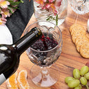 KOMOREBI Shatterproof Acrylic Wine Glasses - Unbreakable Plastic Goblets, BPA-Free & Drop-Proof Glassware - Elegant Drinkware for Indoor & Outdoor Use - 14oz, Set of 4 (Clear)