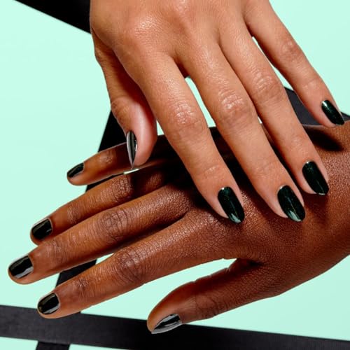 OPI Infinite Shine, Opaque Shimmer Finish Green Nail Polish, Up to 11 Days of Wear, Chip Resistant & Fast Drying, Holiday 2023 Collection, Terribly Nice, Peppermint Bark and Bite, 0.5 fl oz