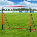 Football Goal 8'x6'-KAIHAOWIN Steel Goal All Weather Football Net for Kids/Adult-Quick Assembly Durable Heavy Duty Football Goal for Garden Indoor Outdoor