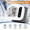 Sejoy Blood Pressure Machine BP Monitors Wrist Cuff Automatic Monitor with Large Display Screen 120 Readings Memory 2 Users with Batteries for Home Use