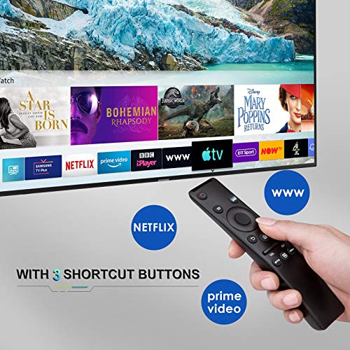 Universal Remote Control for All Samsung TV LED QLED UHD SUHD HDR LCD HDTV 4K 3D Frame Curved Smart TVs, with Shortcut Buttons for Netflix, Prime Video, WWW