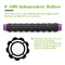 Muscle Roller, MZDXJ Massage Roller Stick for Athletes, Help Reducing Muscle Soreness Cramping Tightness Leg Arms Back Calves Muscle Massager（Purple Black）
